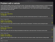 Tablet Screenshot of problemwithavehicle.com